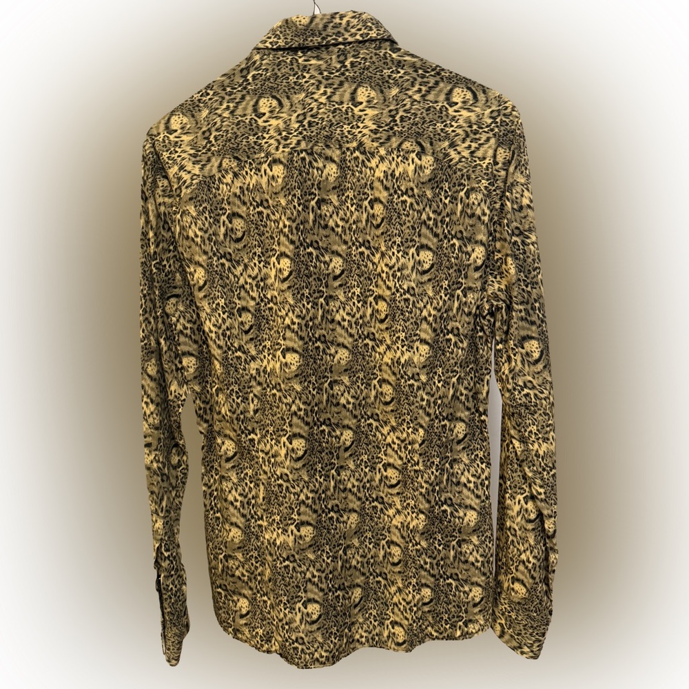 Versace Jeans Collection Animal Print Shirt